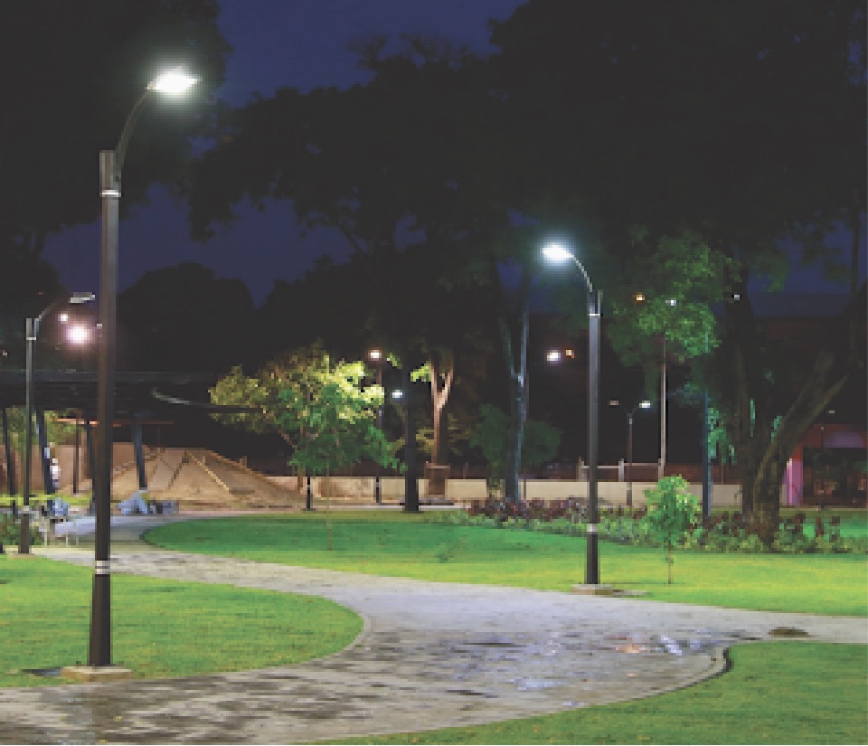 Luminarias con energía solar